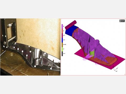 Test on materials for automotive